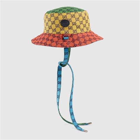 gucci colorful bucket hat.